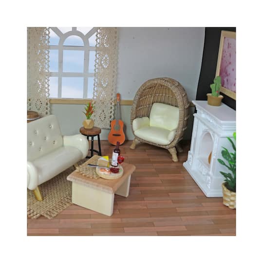 Miniature White LED Fireplace by Make Market®